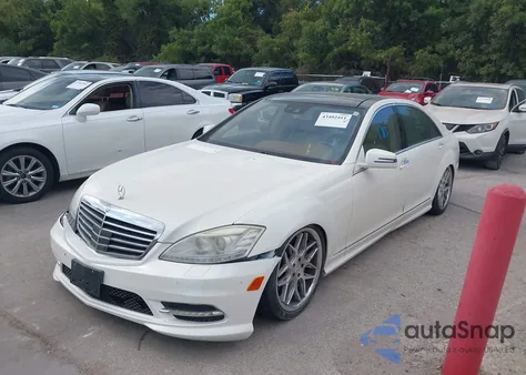 2013 Mercedes-Benz S 550 4Matic из США, поврежденный, VIN WDDNG9EB9DA513592